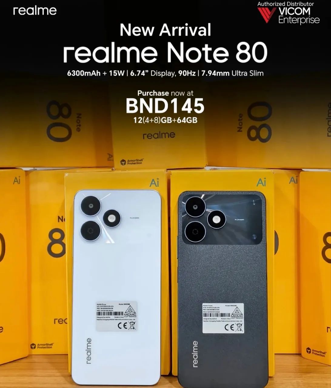 Realme Note 80 4G 128GB+4GB RAM LANÇAMENTO REALME 