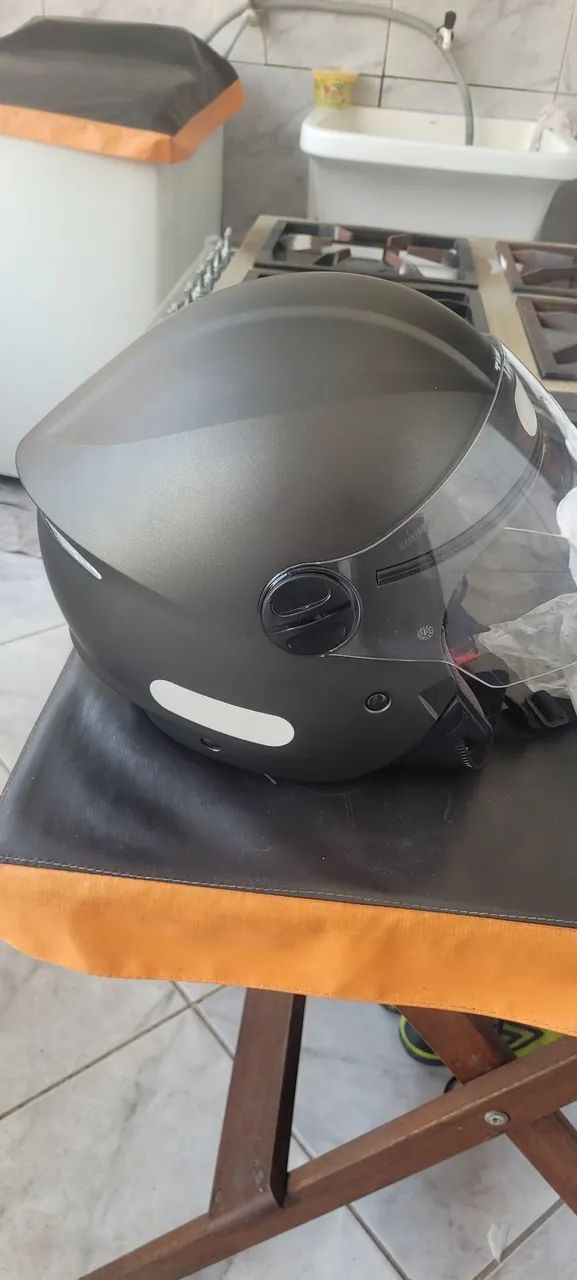 Capacete Tauros Aberto 60 - Foto 4