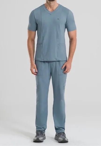 Scrub Dra Cherie Masculino Coach Cinza