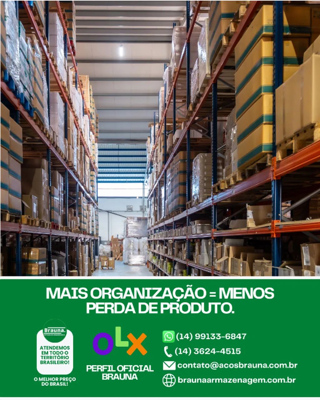 Menos Perda, Mais Organização