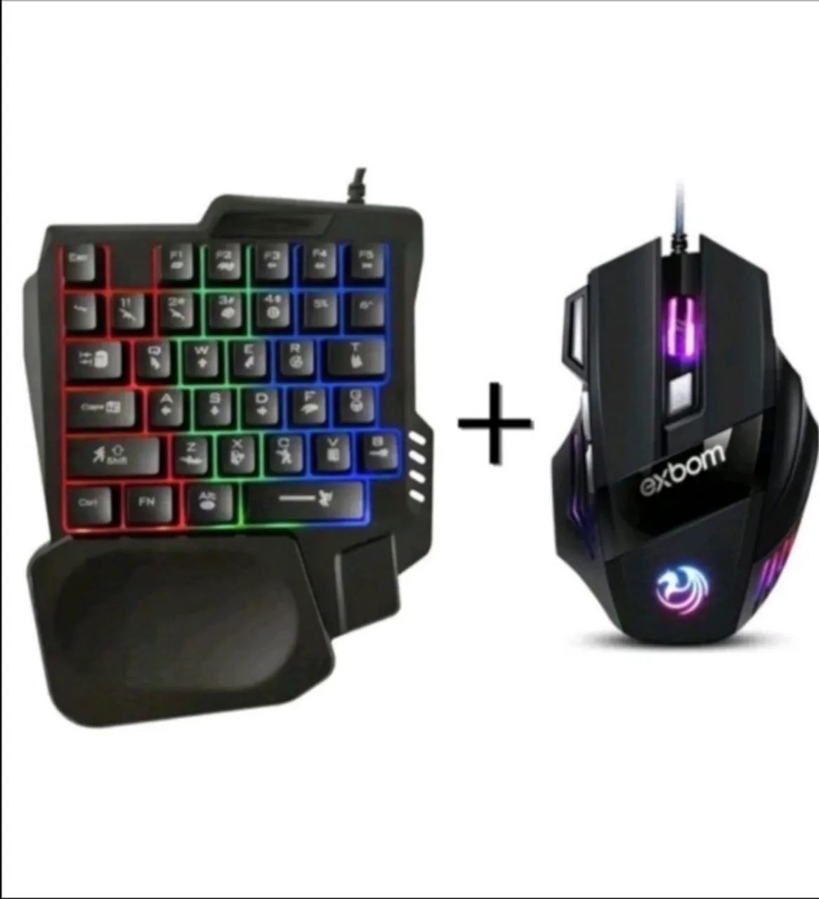 Kit mini teclado gamer 
