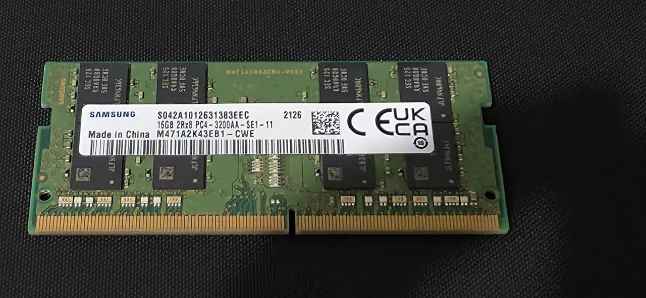 Memoria de notebook samsung ddr4 16gb - Memória RAM - São José