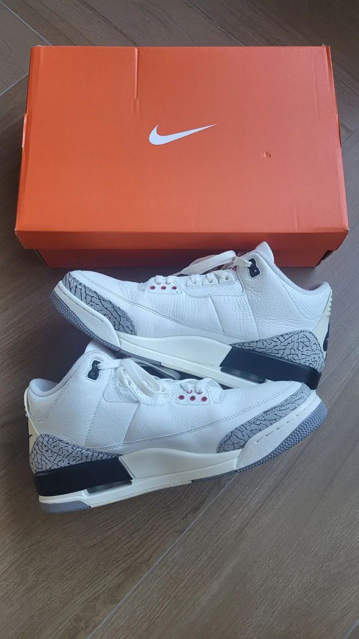 Nike Air Jordan 3 White Cement Reimagined - Calçados - Cocó