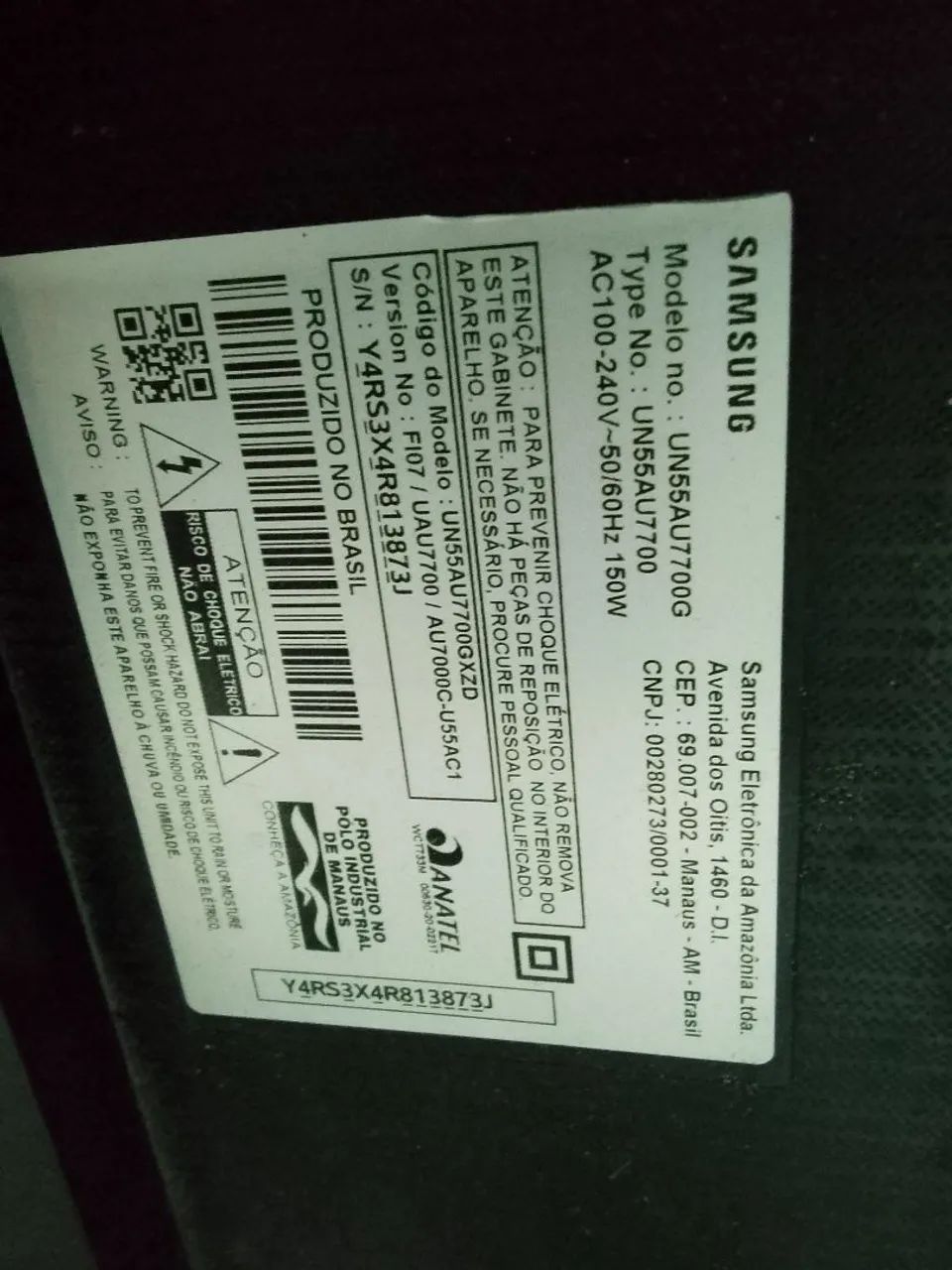 Televisão de 55 polegadas smart  apenas para retirada de peças  - Foto 3