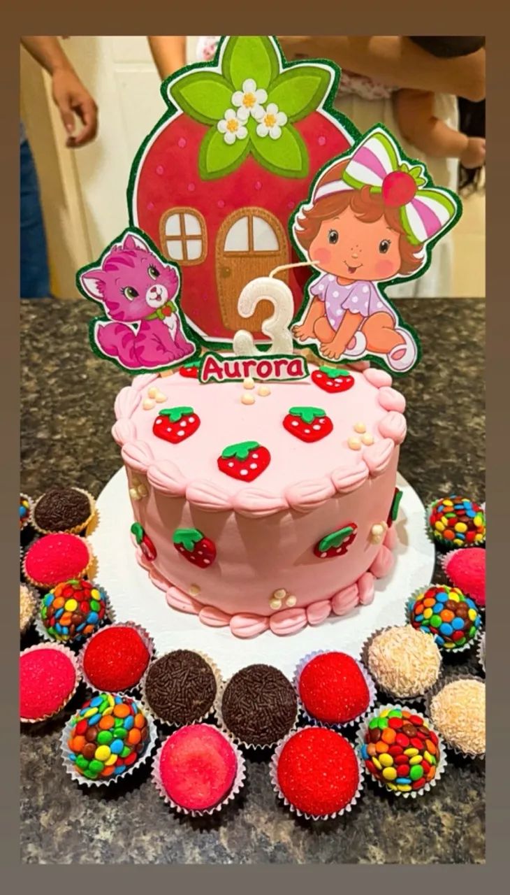 Topo de bolo personalizado 