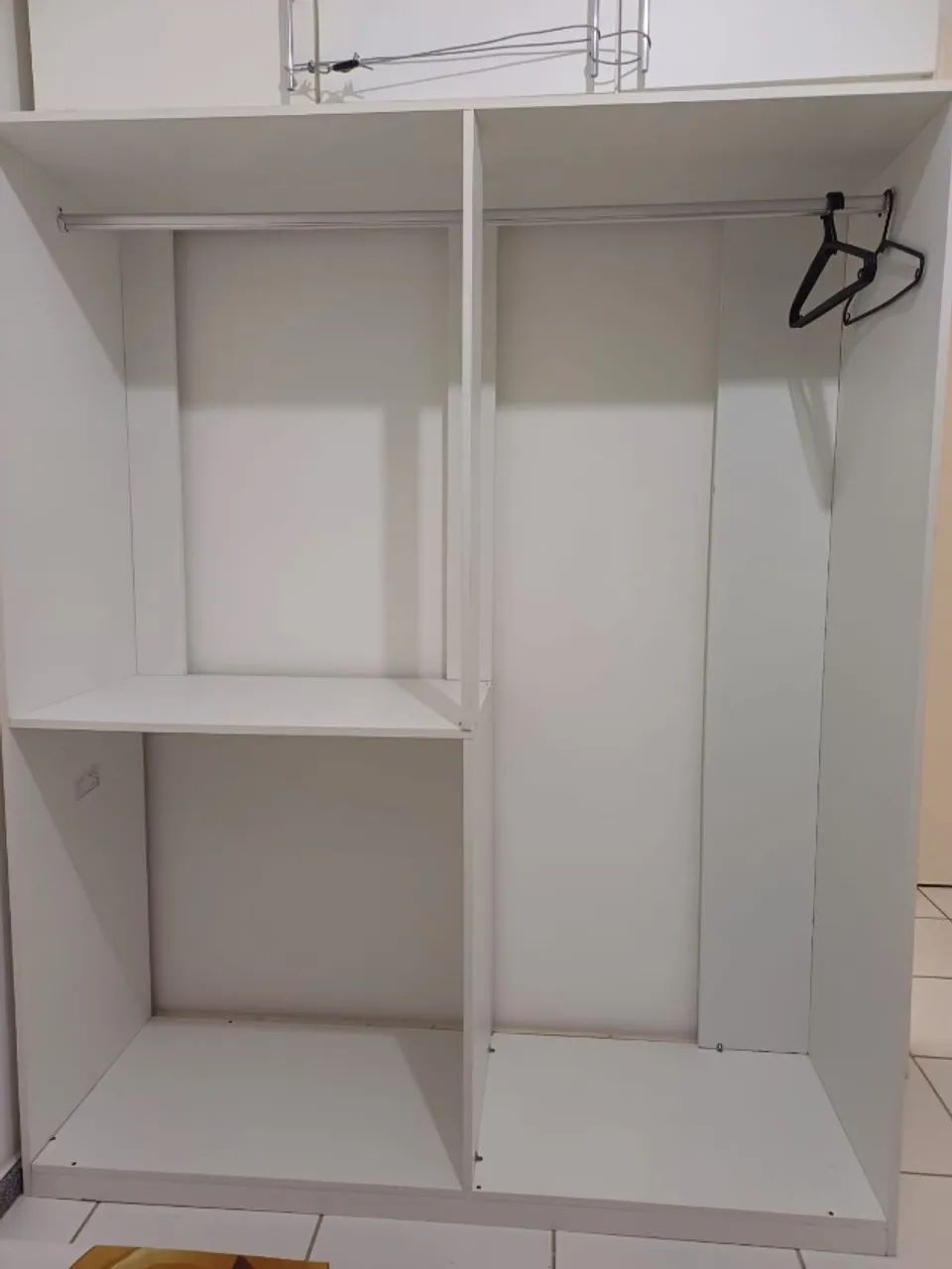Guarda roupa em MDF sem porta