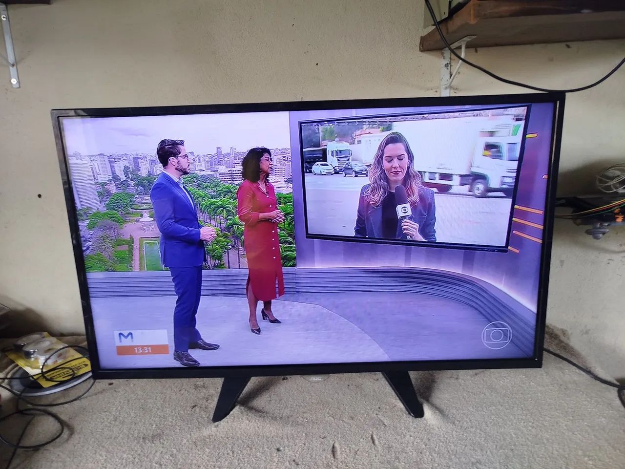 Smart Tv AOC 32 polegadas completa garantia 90 dias