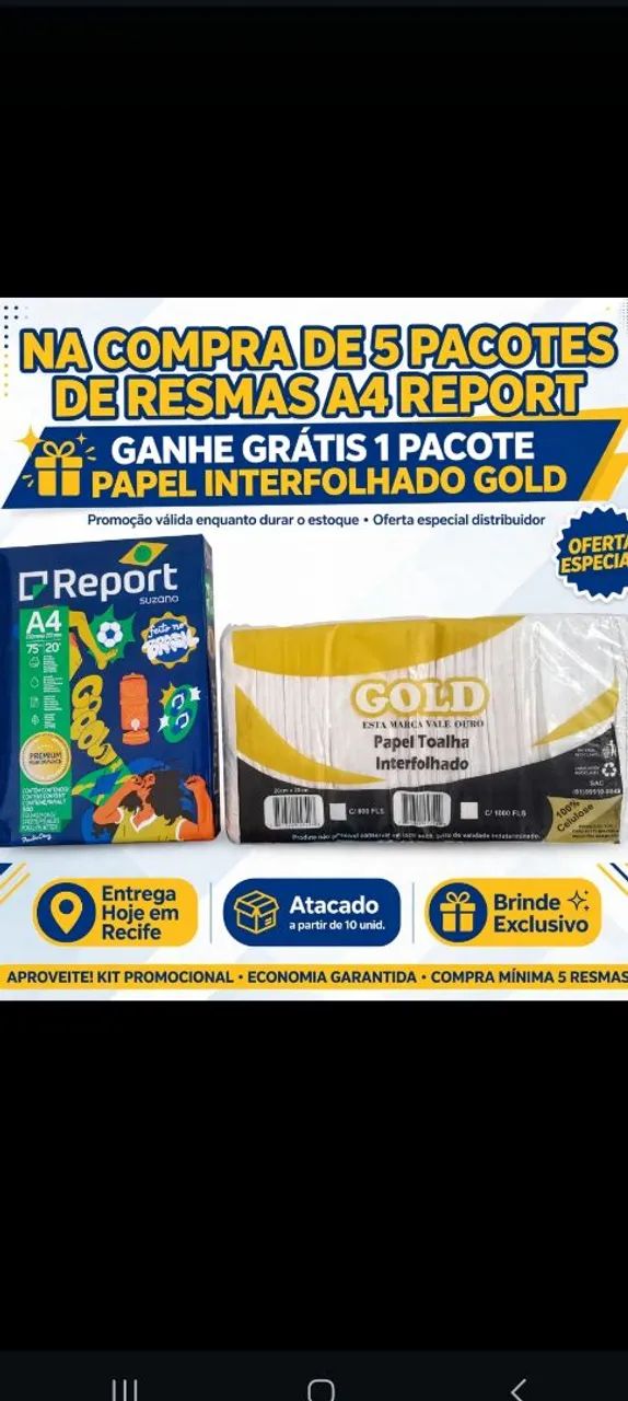 Papéis em promoção 
