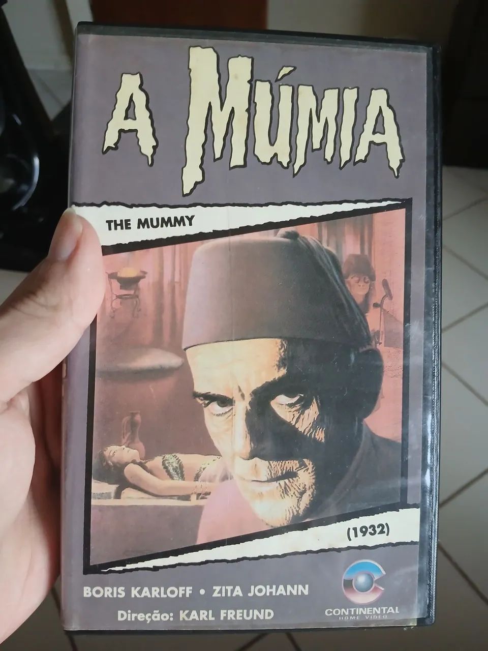 Vhs a mumia boris karlloff terror classico