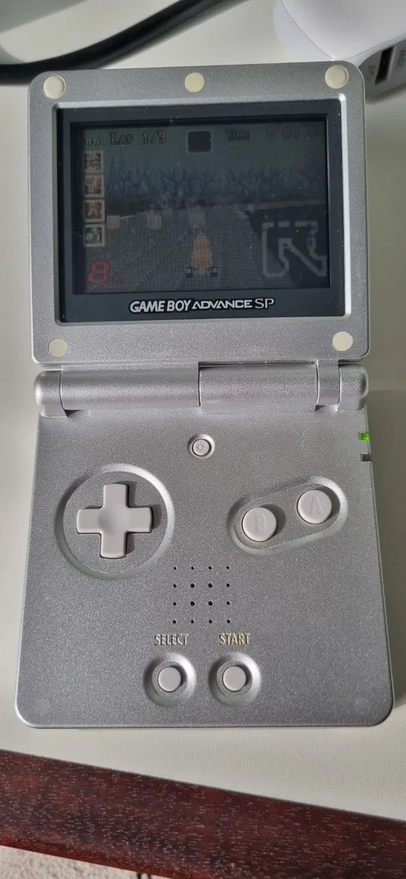 nintendo game boy advance SP silver - Foto 3