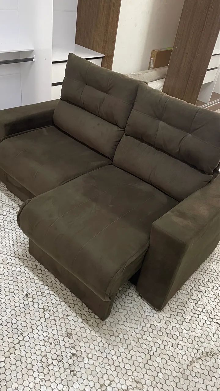 Sofá Retrátil e Reclinável 1.70M [Entrega Grátis] - Foto 3