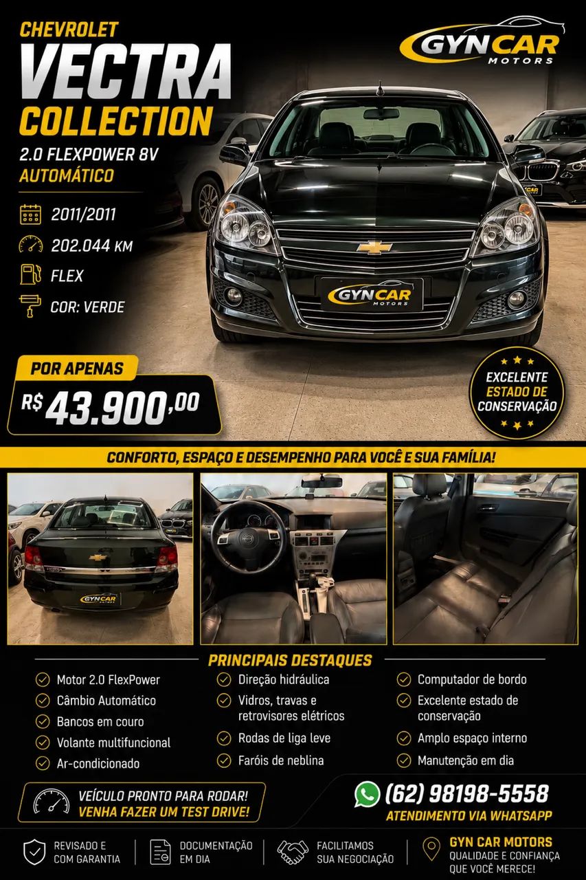 Chevrolet Vectra Vectra COLLECTION 2.0 FlexPower 8V Aut. 2011