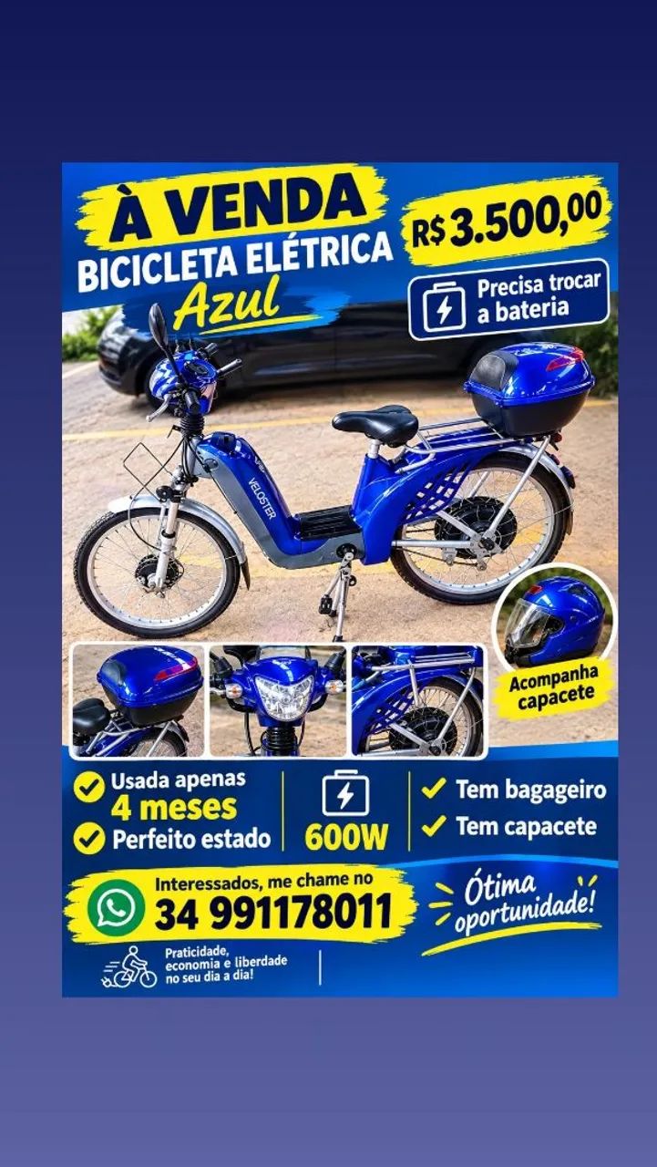 BIKE ELÉTRICA (aceito troca)