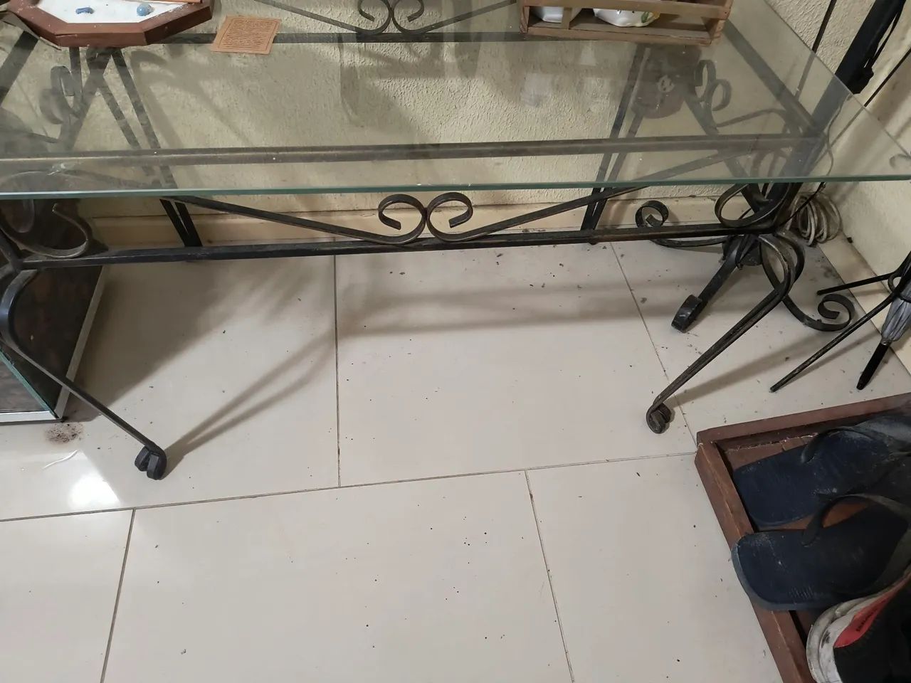 meda de vidro 