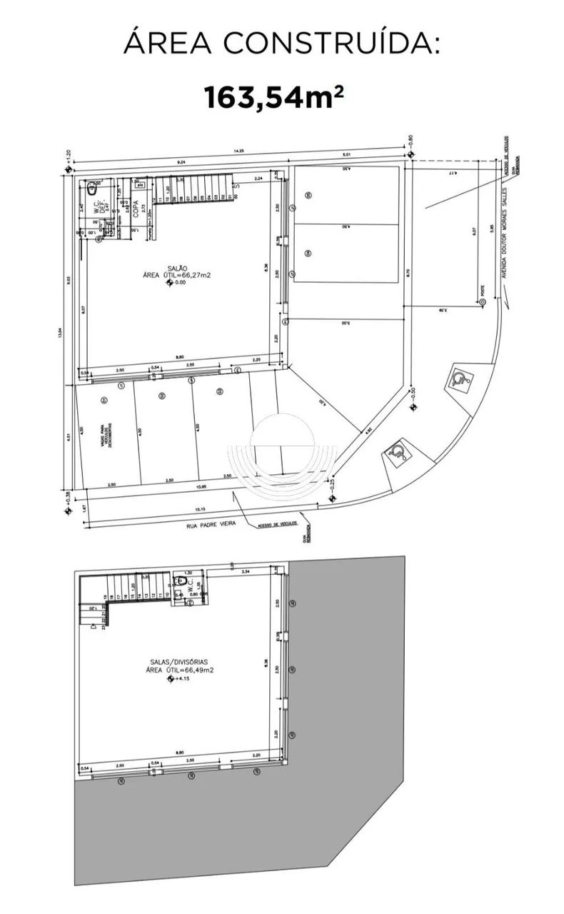 Salão para alugar em Campinas, Nova Campinas, com 163.54 m² - Foto 4