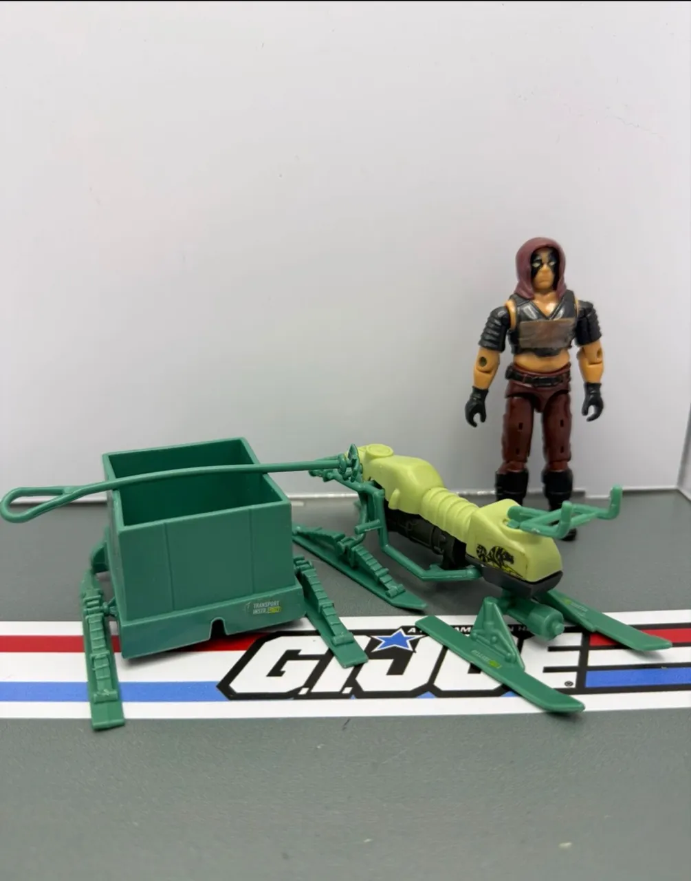 Gi Joe Desert Fox com o Piloto Skidmark comandos em ação - Hobbies