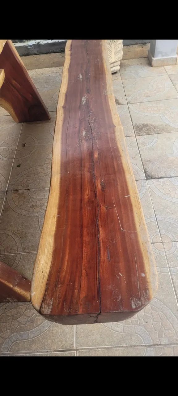 Mesa rustica de madeira  - Foto 4