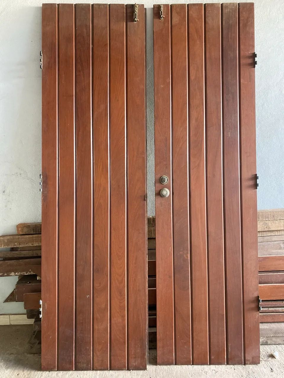 Porta de ipê maciça 