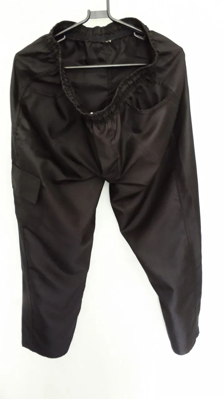 Calça de Brim preta GG - Foto 2