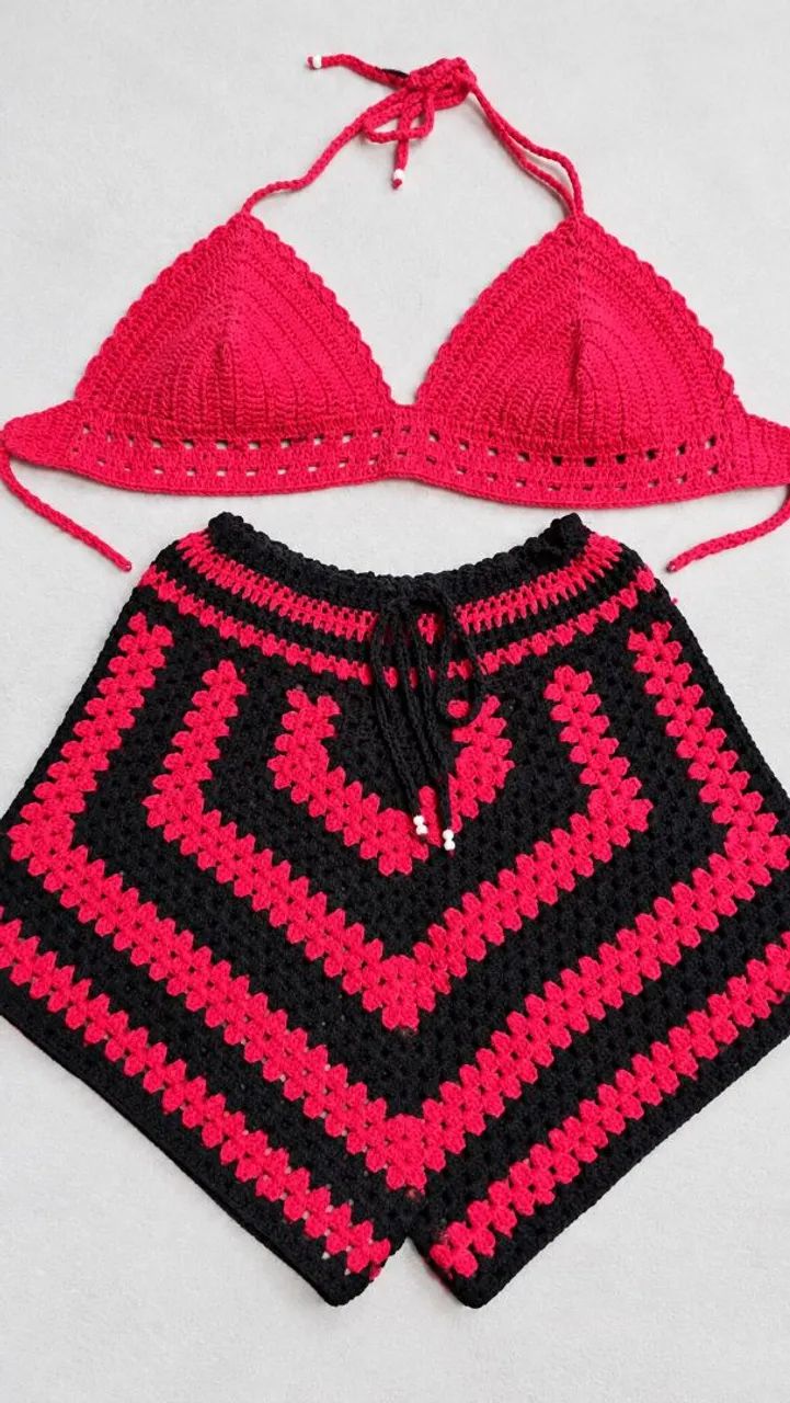 Conjunto de Crochê - Foto 2