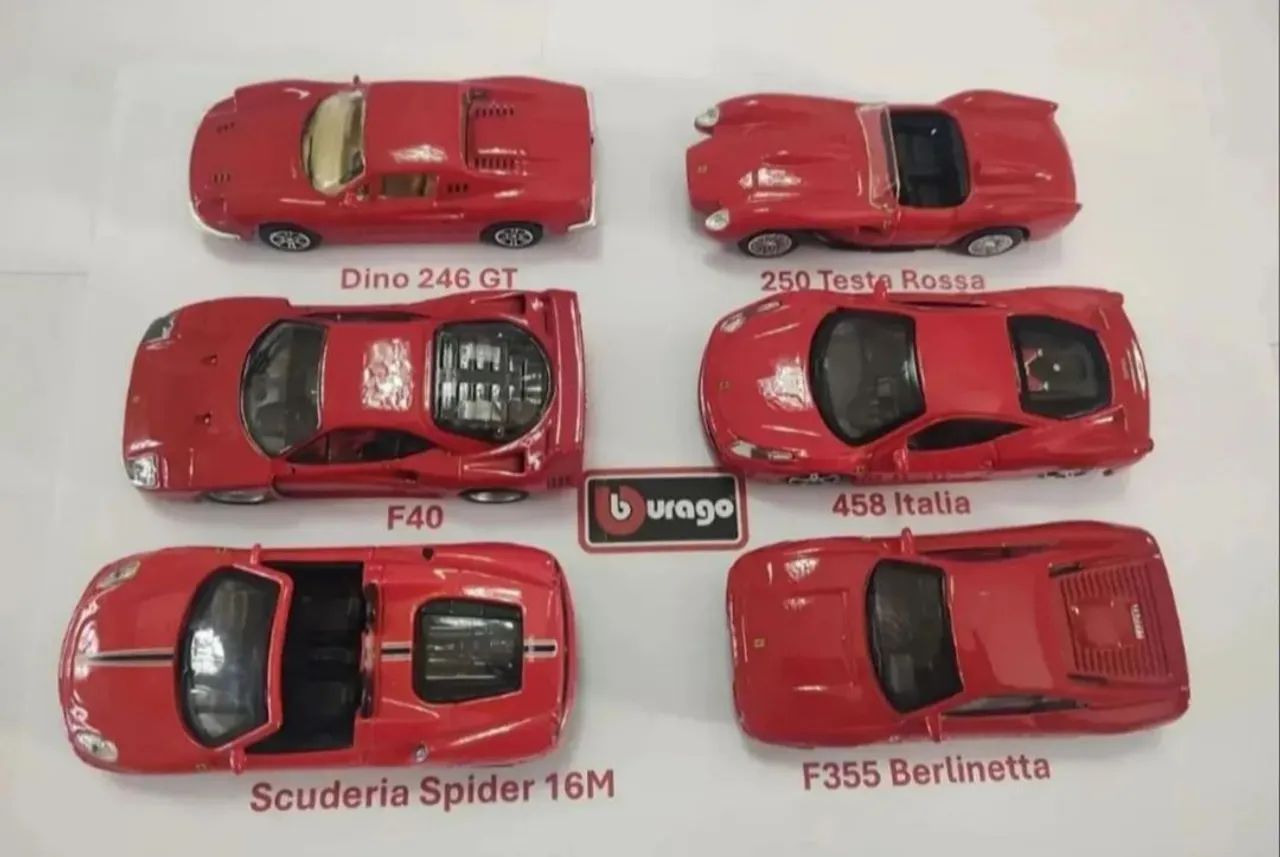 Miniaturas de Ferraris da Burago - Foto 4