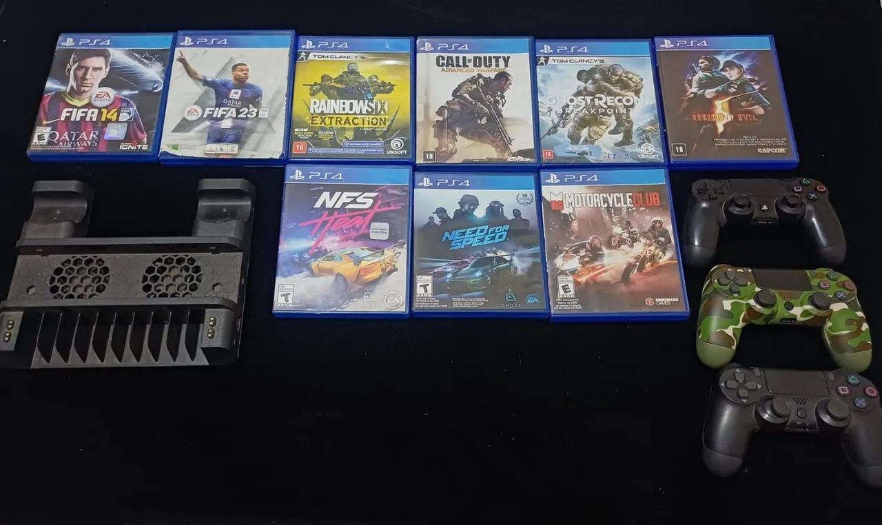 Lote de Jogos e Controle do Ps4!