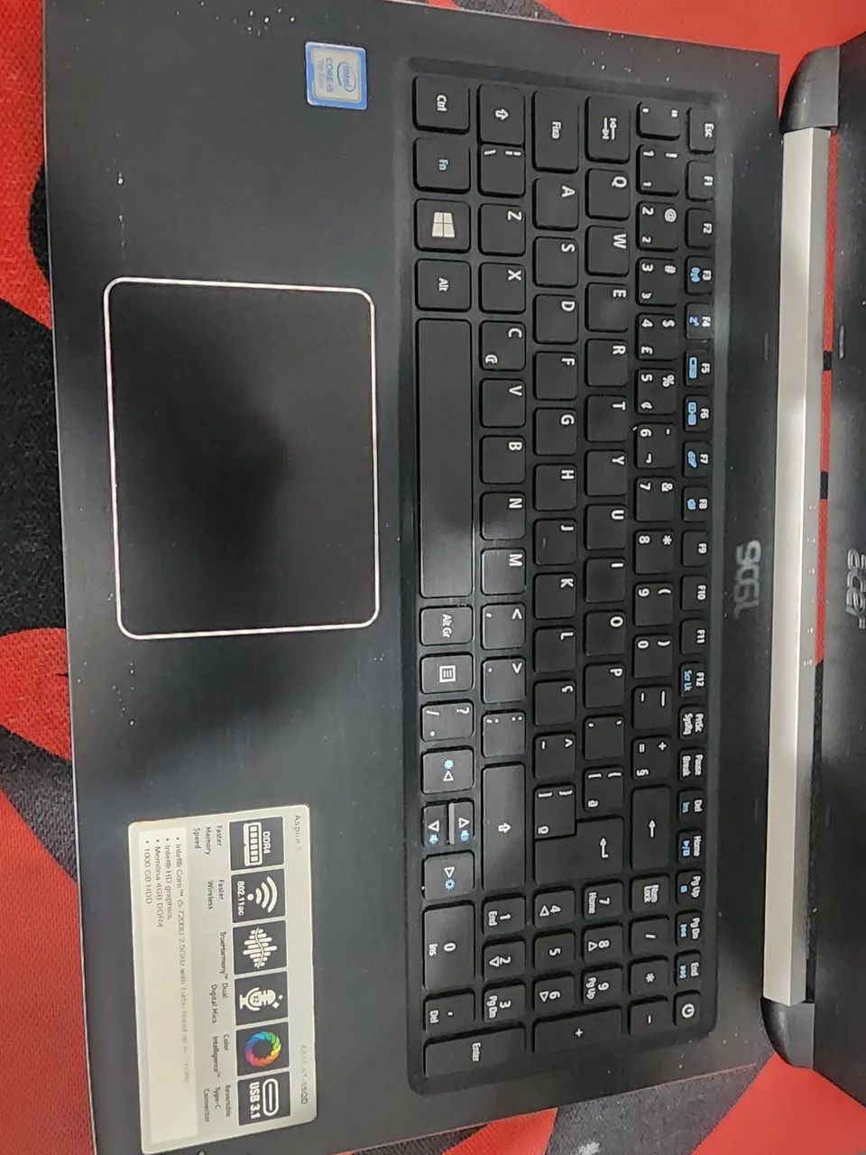 Notebook Acer sétima geração 12gb ddr4 ssd 240gb  - Foto 4