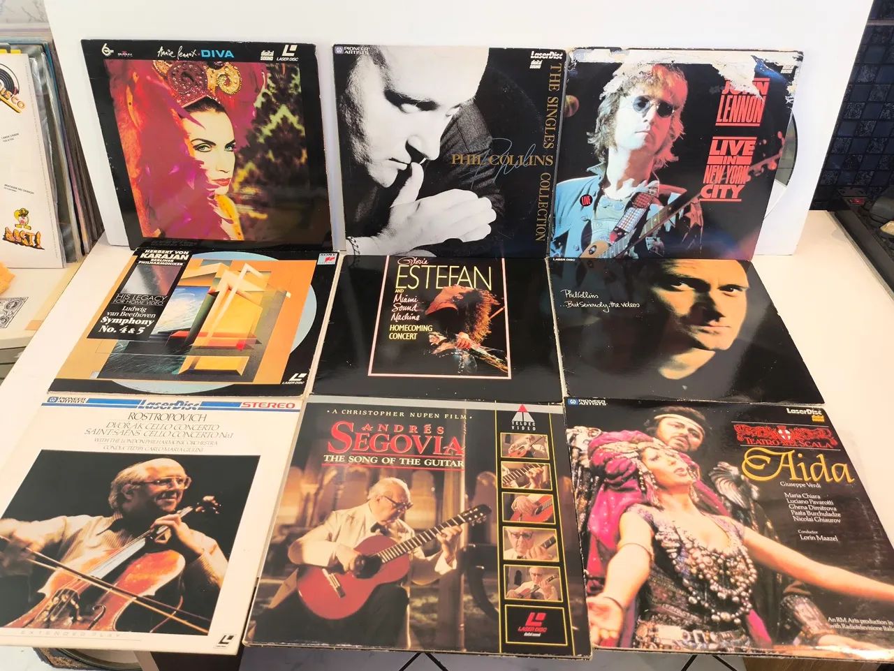 LaserDiscs: Lds Clássicos do Rock, Pop e Música Erudita! Para