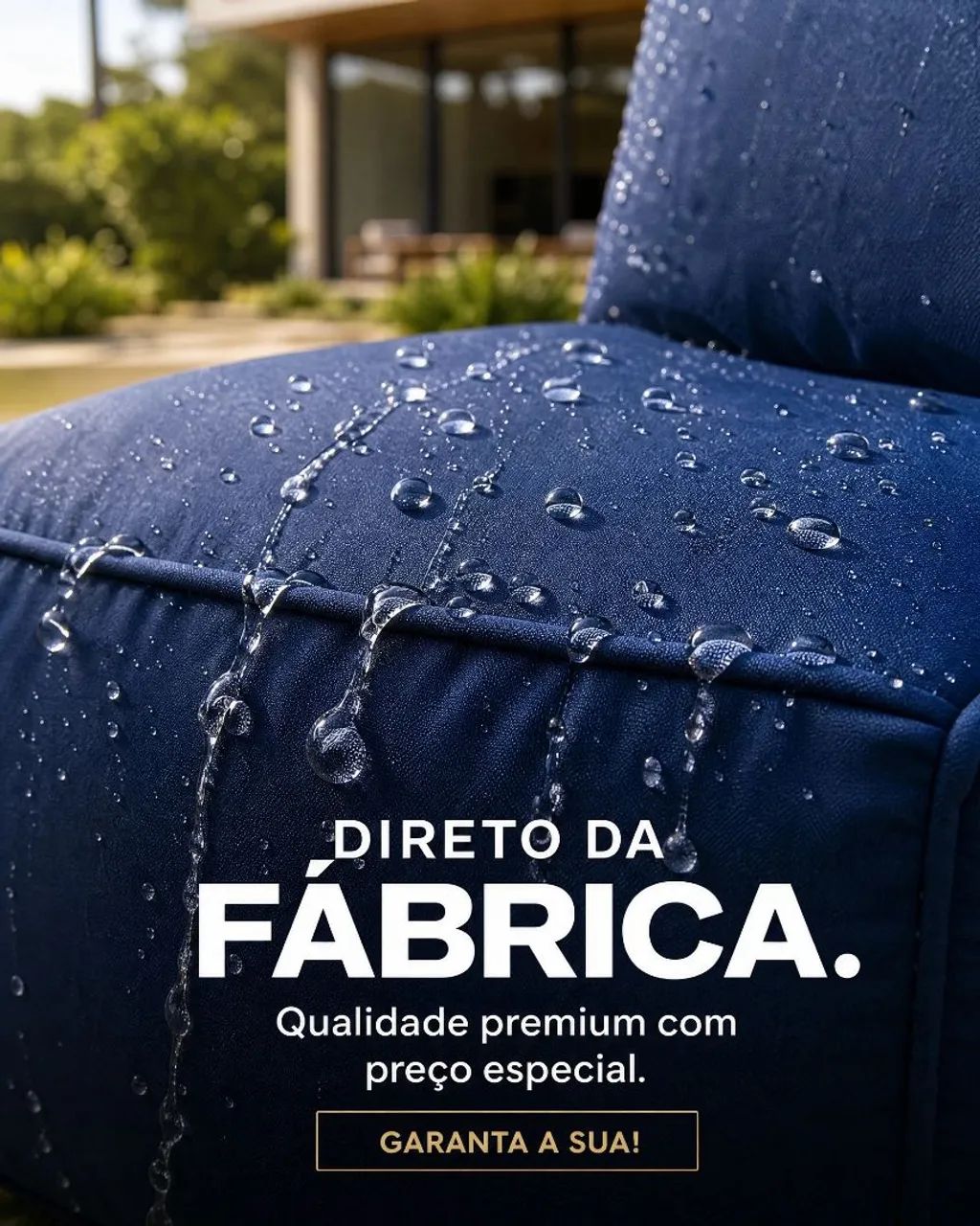 Puffs com tecido acquablock fácil de limpar e boa durabilidade  - Foto 4