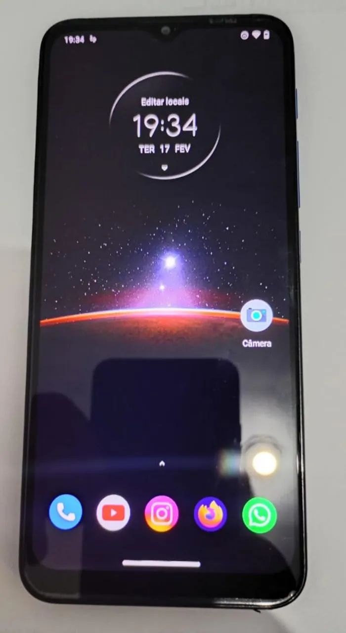 Moto E7 64 gigas aceito troca.
