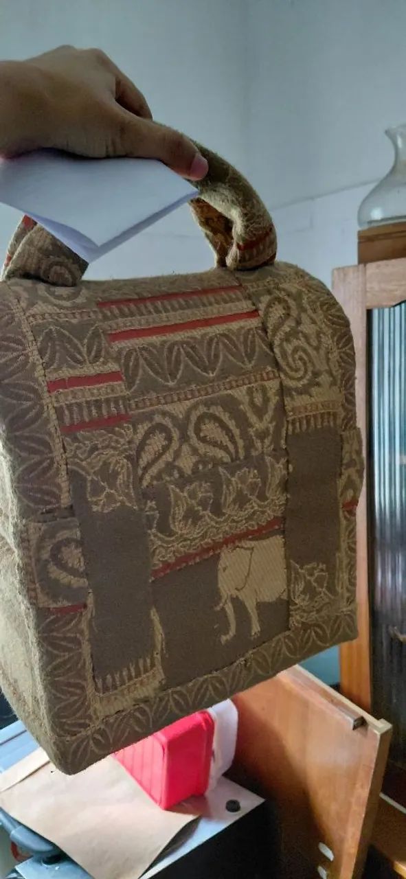 BOLSA DE TEXTURA INDIANA DE ELEFANTE - Foto 2