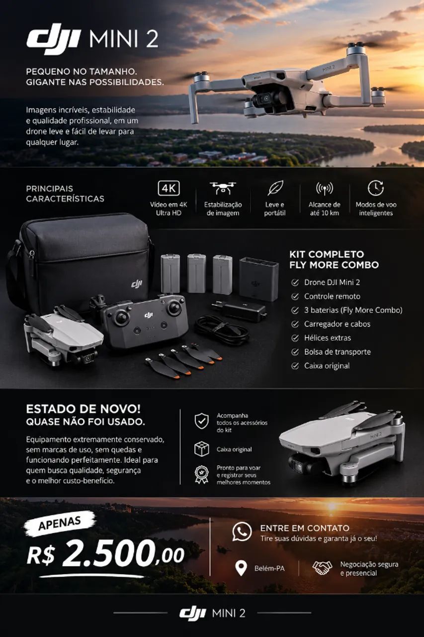DJI MINI 2 FLY MORE COMBO - Foto 4