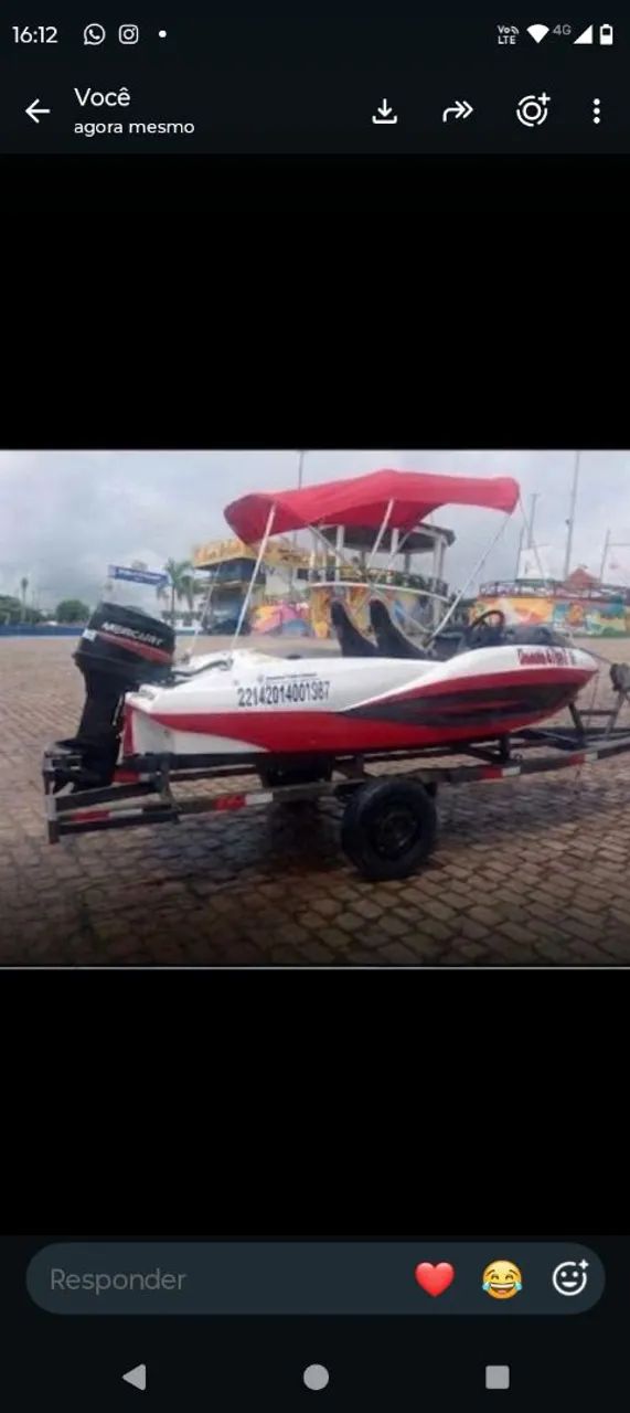 Lancha super nova, estilo  Jet ski, modelo RM110