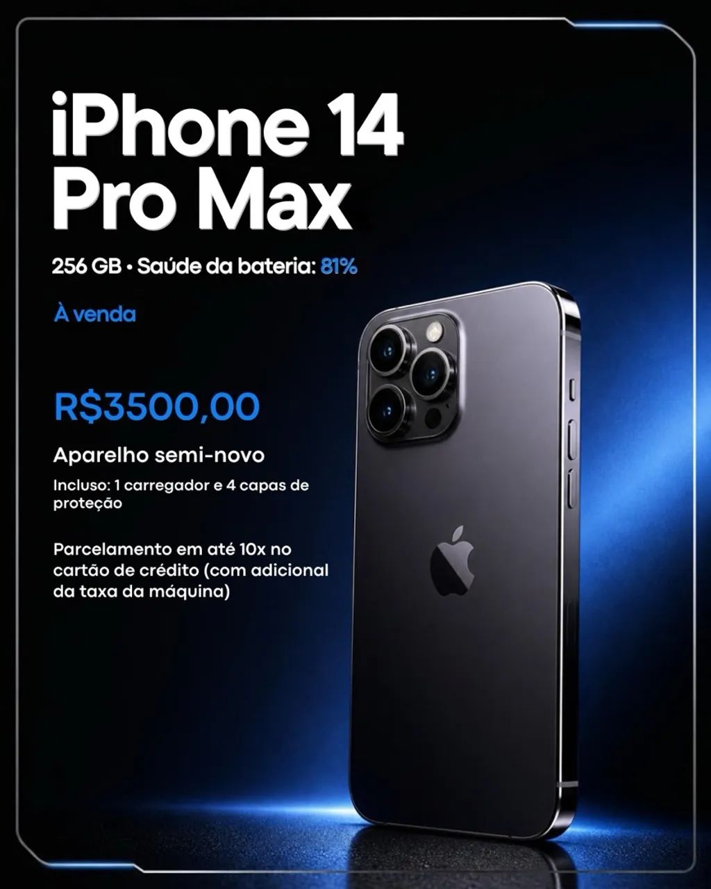 iPhone 14 Pro Max 256GB - Celulares e Smartphones - Barro Preto