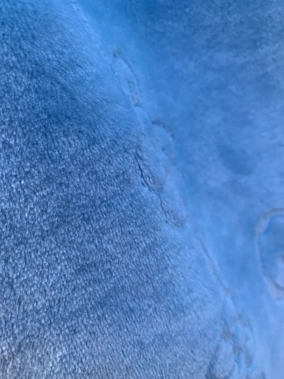 Cobertor para bebê azul 98 x 92 - Foto 4