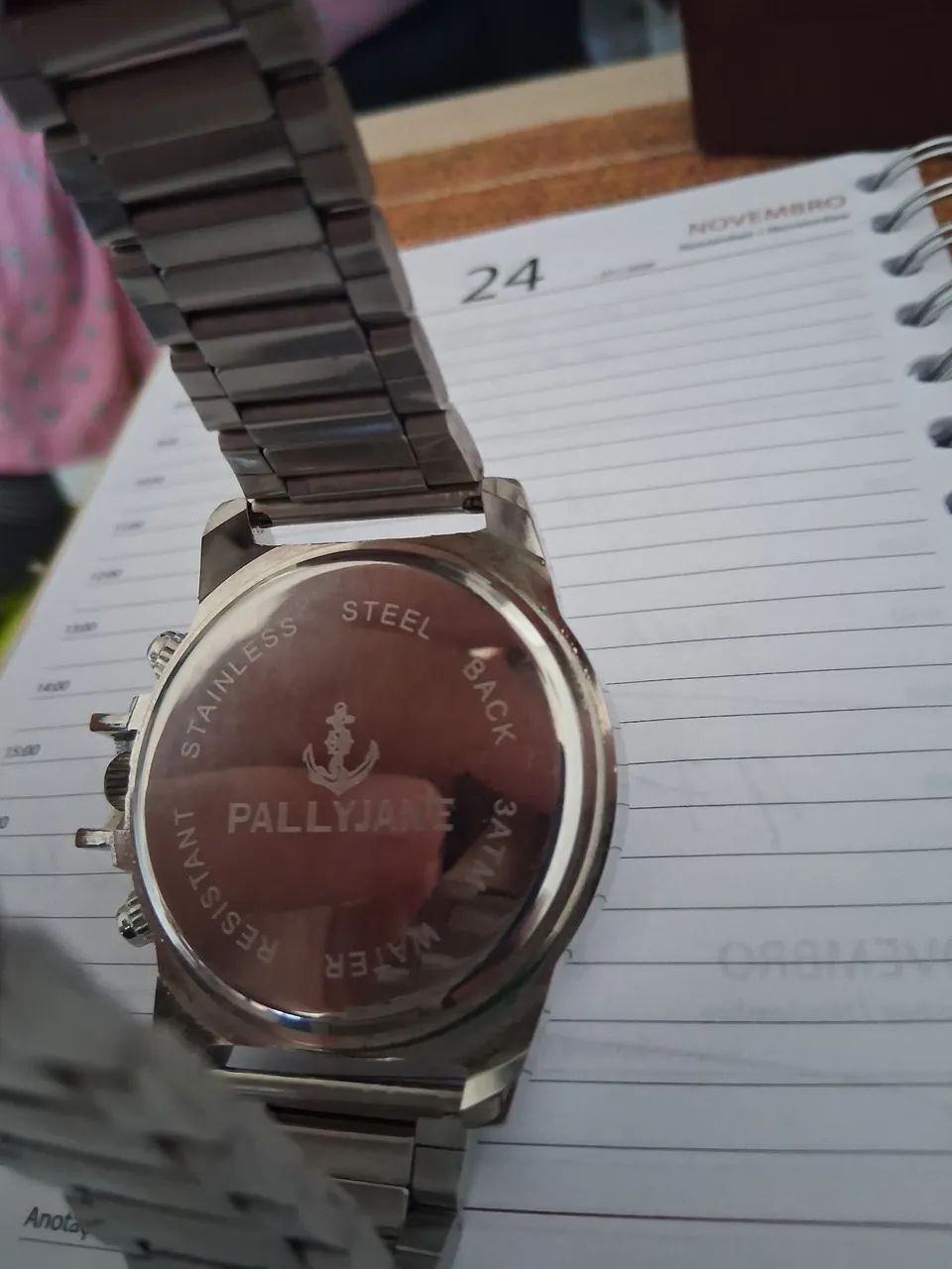 Relógio pallyane com calendario  - Foto 4