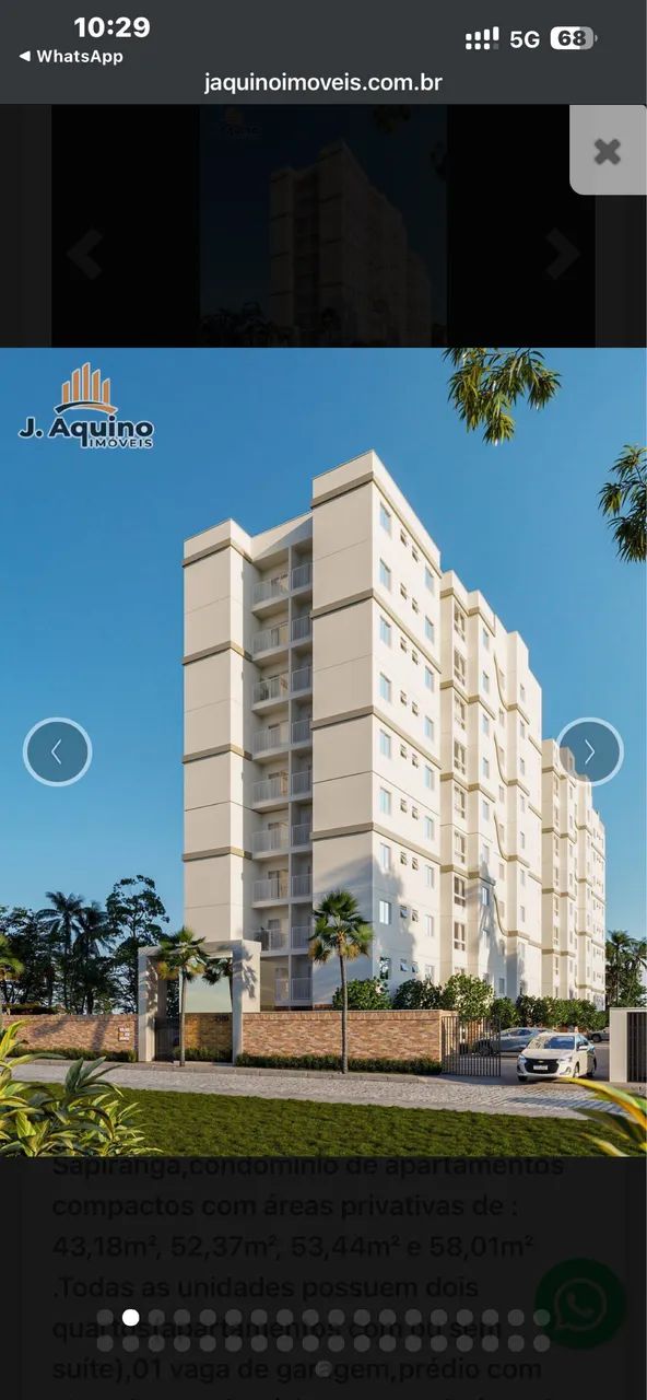 *REPASSE* Apartamento 52m na sapiranga, 9° andar com elevador  - Foto 2
