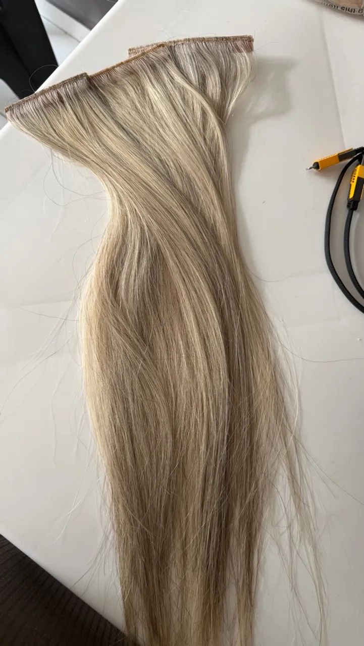 Mega hair loiro 54 cm 
