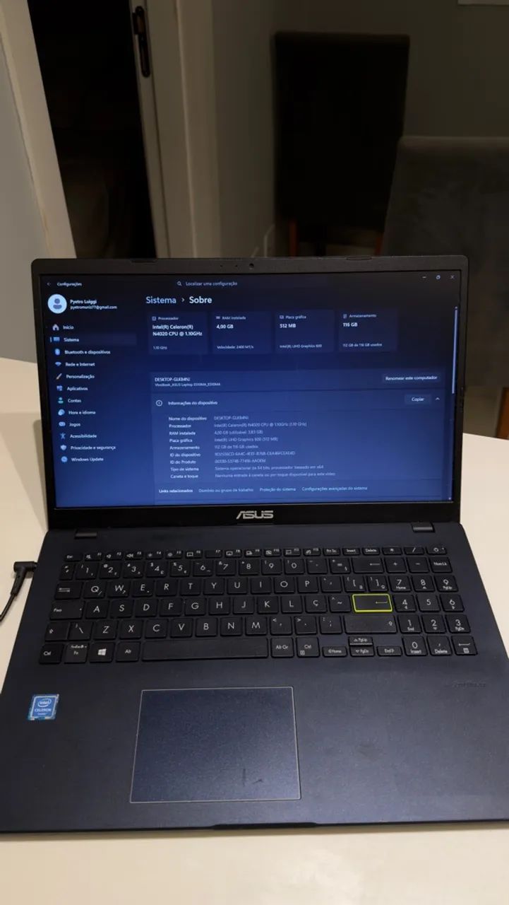 Notebook ASUS