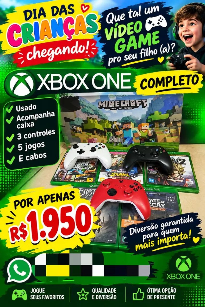 Video game Xbox One completo usado 