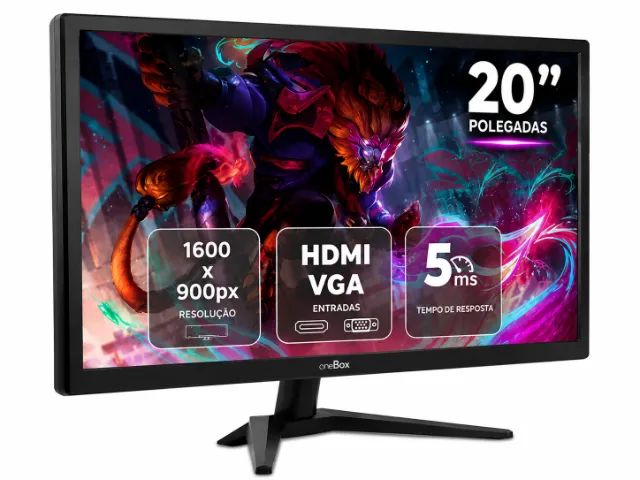 Monitor 20" LED VGA/HDMI DMN200 - Foto 2