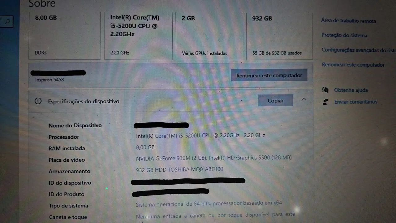 Notebook Dell i5-5200U - Foto 5
