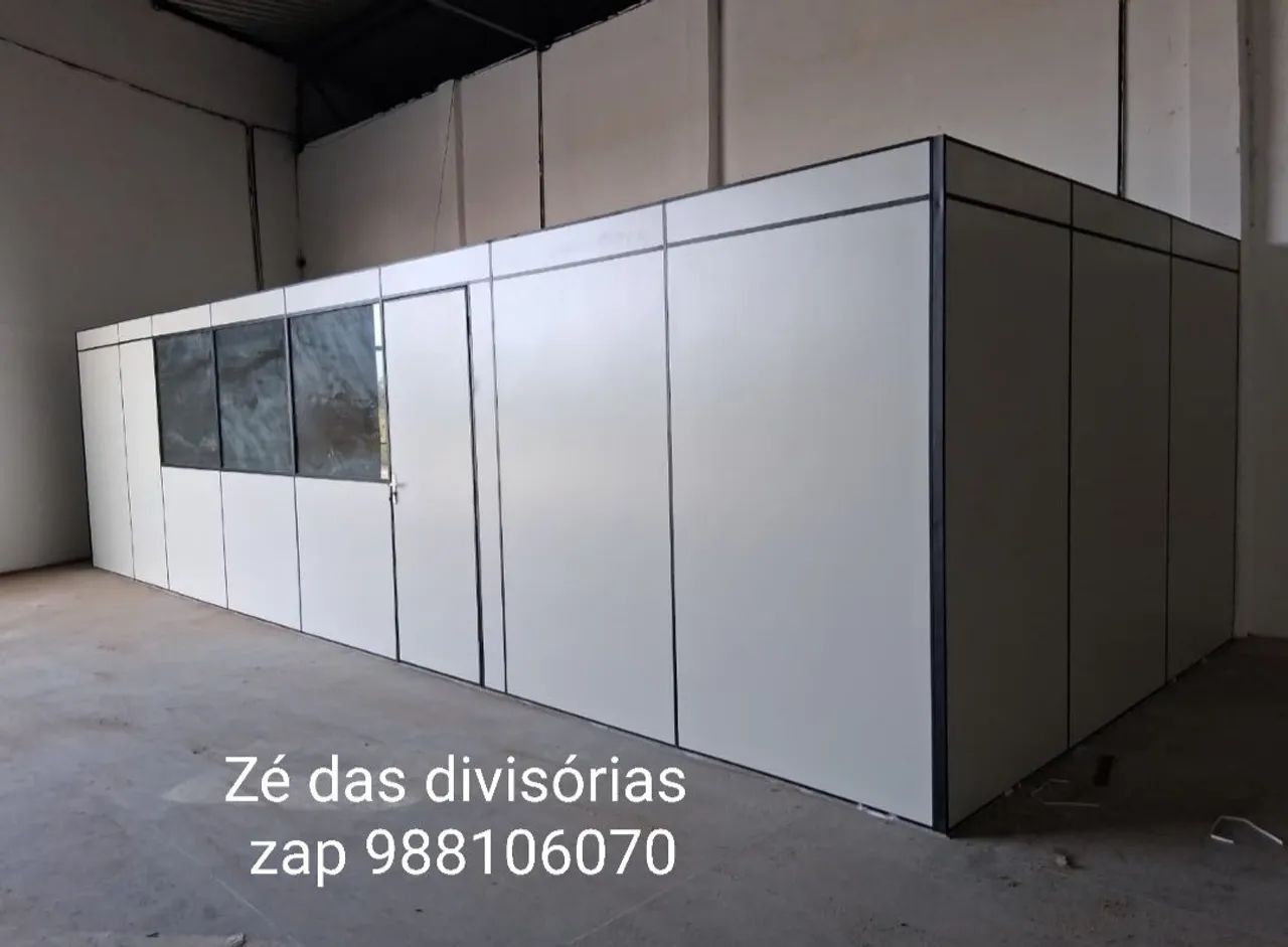 Divisórias Eucatex para escritórios 