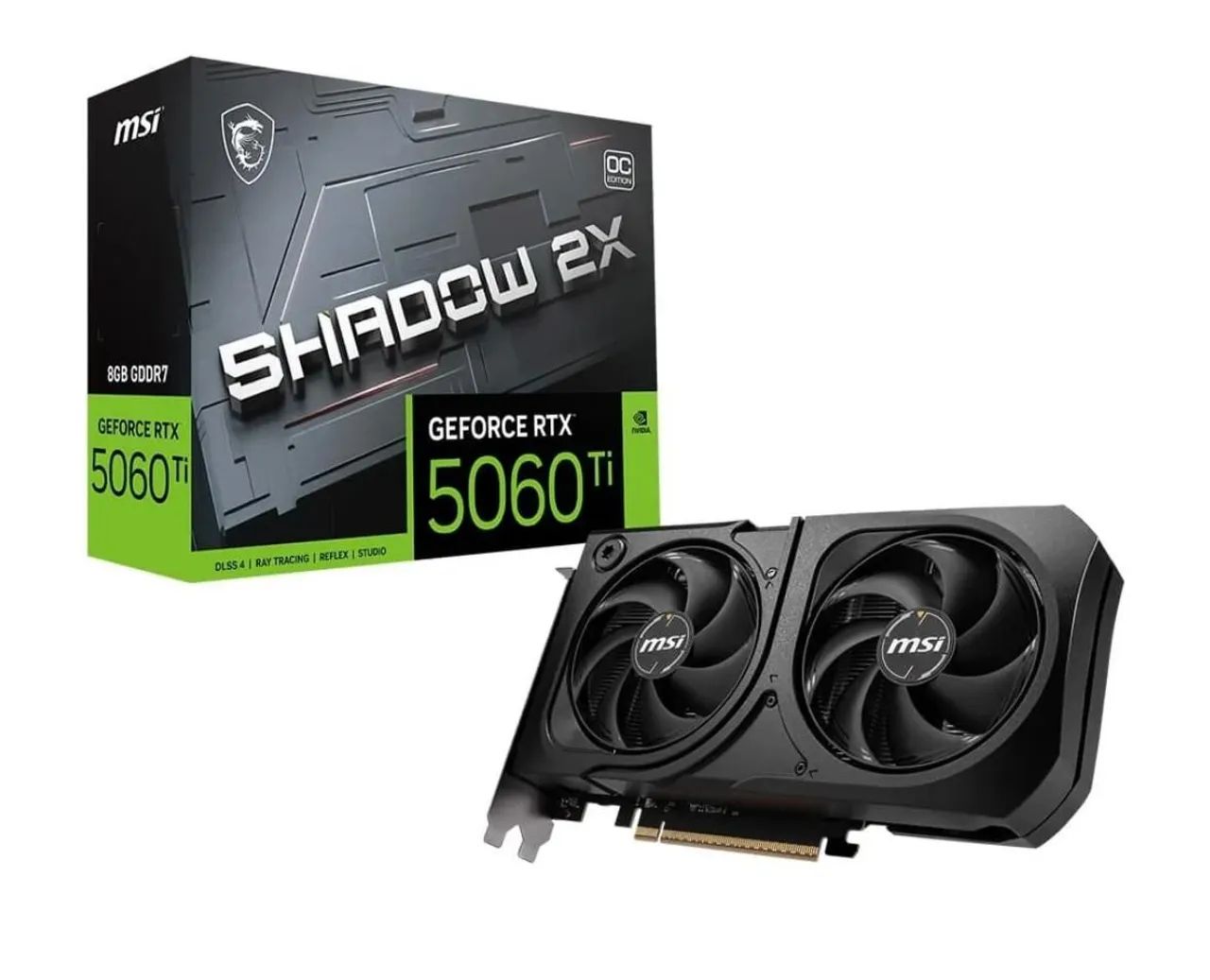 GeForce RTX 5060 Ti 8GB SHADOW 2X OC PLUS NVIDIA