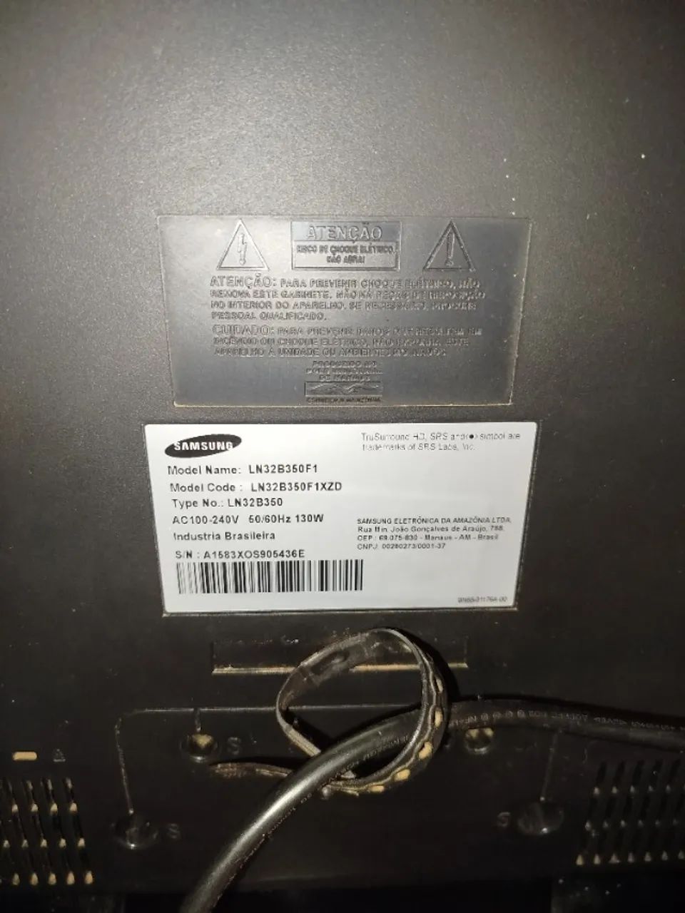 TV LCD Samsung de 32 polegadas - USADA - Foto 3