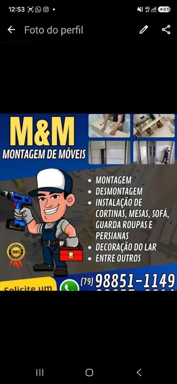 Montador de móveis profissional