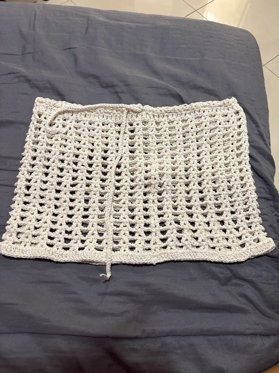 Saia crochê 