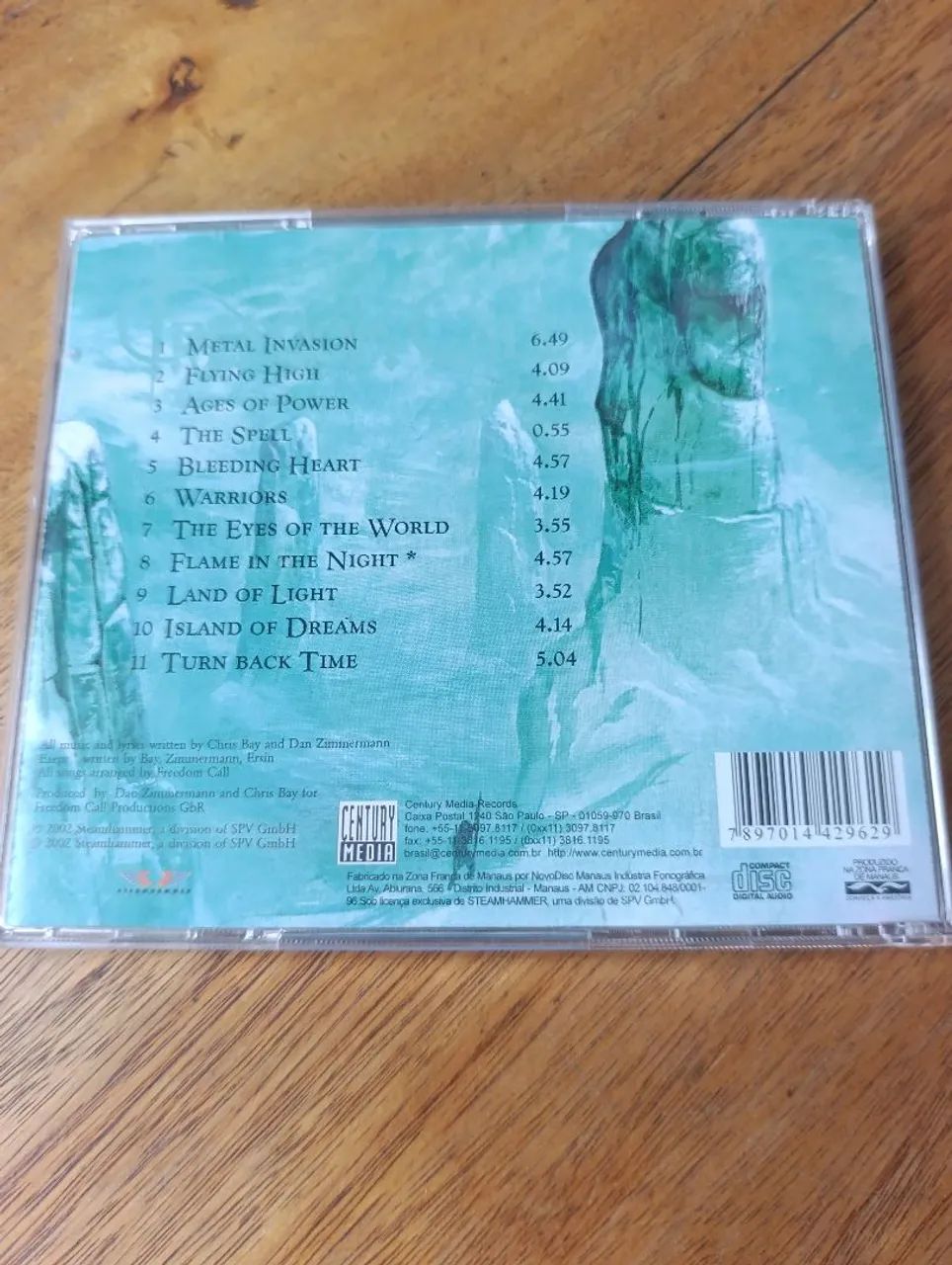 FREEDOM CALL CD EYERNITY RARIDADE  - Foto 2