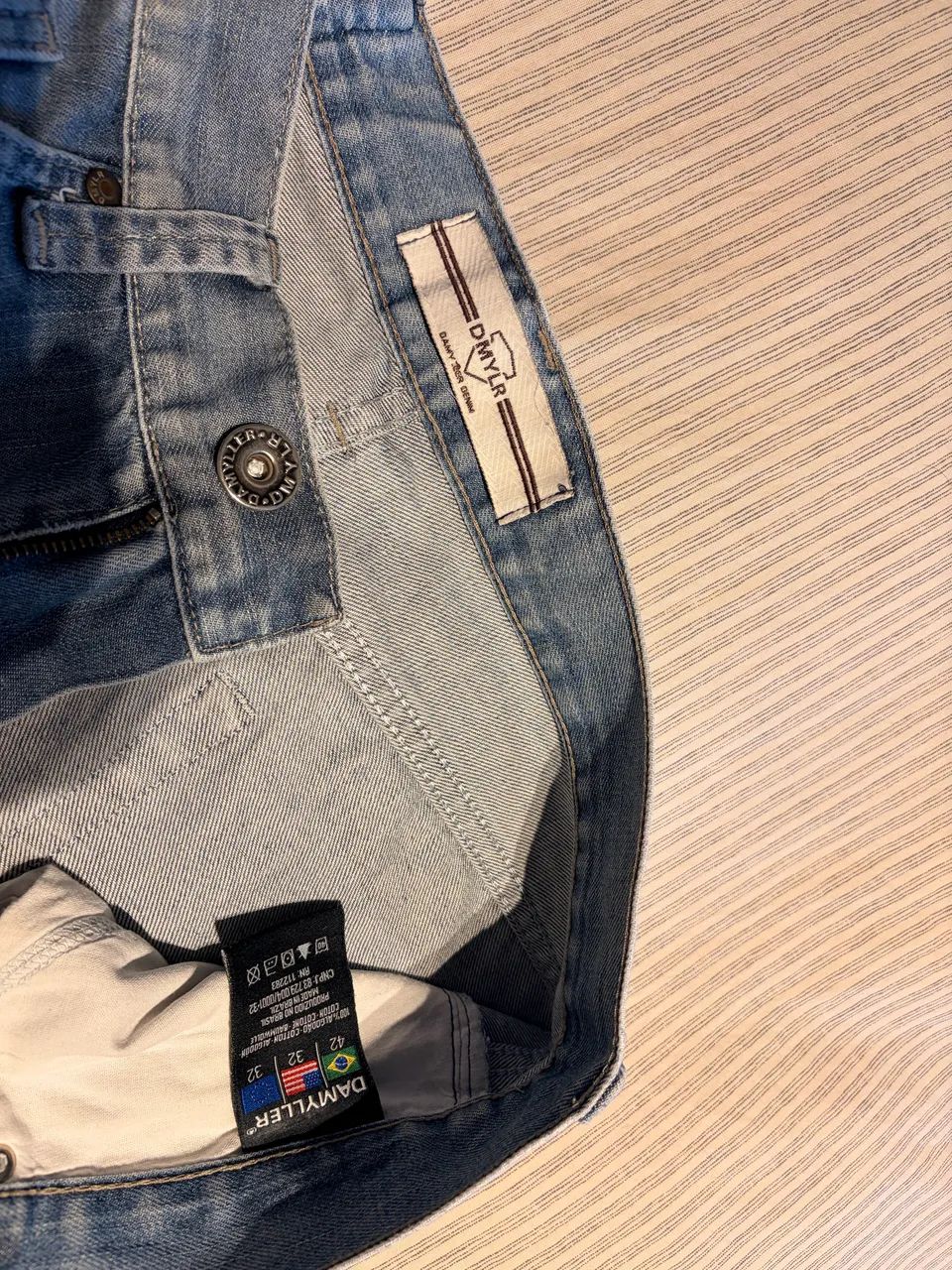 Calça Masculina Damyller Reta - Excelente estado - Foto 2