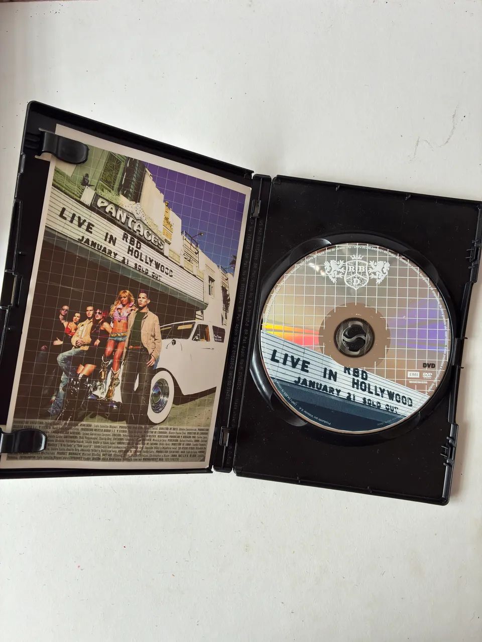 DVD ORIGINAL RBD LIVE IN HOLLYWOOD - Foto 2